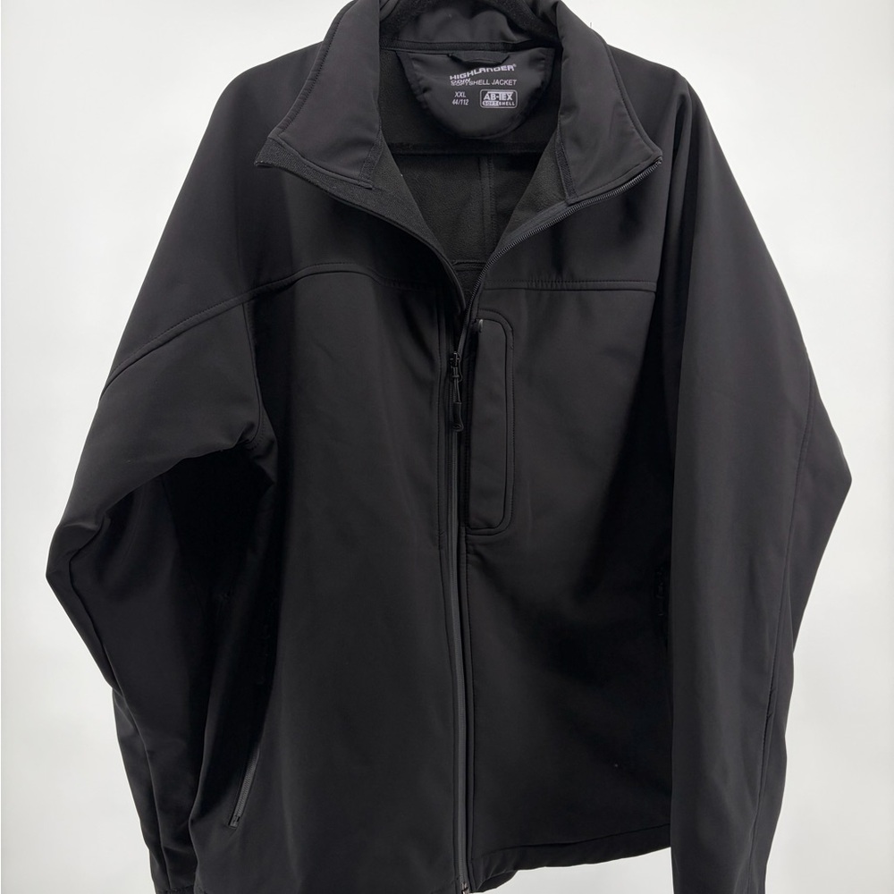 Highlande AB-tex Odin Softshell Jacket Water  Wind Resistant HC Black Size XXL
